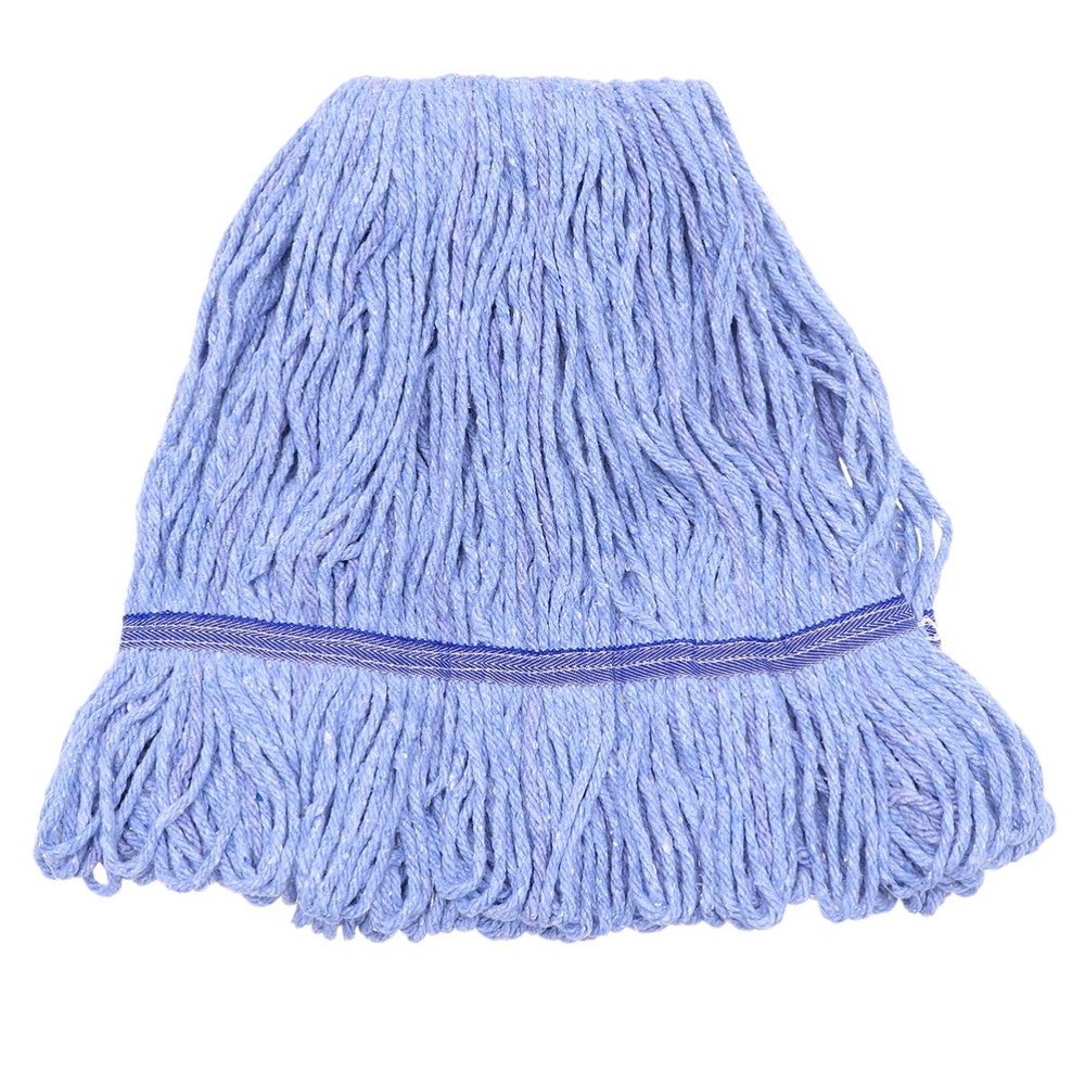 minkissy Practical Cotton Mop Cloths Replacement Refill Head Water Absorbent Blue