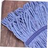 minkissy Practical Cotton Mop Cloths Replacement Refill Head Water Absorbent Blue view 2