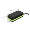minkissy Protective Case Non Bag Black Eva Bag with Green Zipper Sturdy Portable view 3