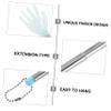 minkissy 6pcs Extendable Tickle Stick Heavy Duty Back Scratcher for Boys and Girls Adults Scratching Stick Livestock Scratchers Portable Back view 2