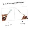 minkissy 6pcs Extendable Tickle Stick Heavy Duty Back Scratcher for Boys and Girls Adults Scratching Stick Livestock Scratchers Portable Back view 3