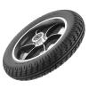SOLID WHEEL TYRE ROBUST ANTI-SLIP RUBBER ALUMINUM FRONT WHEELCHAIR CASTER view 2