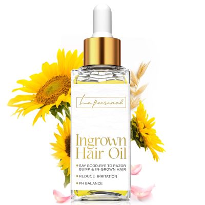 Ingrown Hair Oil, LA.PERSONAL Ingrown Hair Serum for Razor Bumps & Burns, Body Oil After Shaving for Bikini Line, Legs, Underarm, Moisturizing & Soothing Redness and Irritation, Men & Women, 40ml