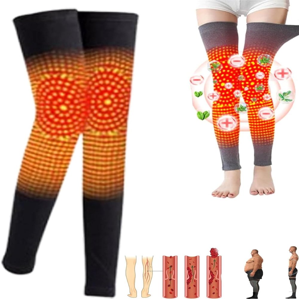 Kolarmo Radiofrequency Herbal Thermal Knee Support,Acupressure Self-Heating Shaping Knee Pads,Athletic Knee Brace,Self-Heating Knee Pads for Men and Women (M)