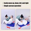 Sliding sheet for bedridden seniors, slider sheet for patient transfer, turning and repositioning in bed, washable and easy to dry, for Elderly and Paralyzed (C138*76cm) view 2
