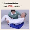 Sliding sheet for bedridden seniors, slider sheet for patient transfer, turning and repositioning in bed, washable and easy to dry, for Elderly and Paralyzed (C138*76cm) view 3
