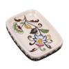 Zerodeko Creative Ceramic Soap Dish Tray with Drainage for Bathroom and Kitchen Elegant Design Space-saving Holder for Sponges and Items Multi-purpose Use view 1