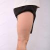 CRODRES Realistic Silicone lap Pads Leg Enhancement Calf Corrector Wearable Fake Calf for Crooked Or Thin Legs,Skin Tone,Left leg view 2