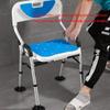 Portable Foldable Bedside Chair Shower Seat Shower Chair 4-Level Height Adjustable Shower Stools Shower Chair for Elderly Shower for Bedside Bathroom A view 2