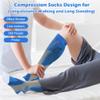 FEISIGE 3 Pairs Compression Socks, 20-30 mmHg Circulation Support - Ideal Compression Stockings for Running, Nursing, Flight, and Travel - Knee-High Varicose Veins Socks (Size: S/M) view 3