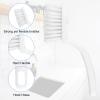2pcs Grout Cleaner Brush for Tile Floors, V-Shaped Handheld Stiff Thin Cleaning Brush with Hard Bristles, Detail Scrubbing Brush for Shower Tile, Door Groove Gap, Bathroom, Kitchen, Small Spaces view 3