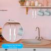 2pcs Grout Cleaner Brush for Tile Floors, V-Shaped Handheld Stiff Thin Cleaning Brush with Hard Bristles, Detail Scrubbing Brush for Shower Tile, Door Groove Gap, Bathroom, Kitchen, Small Spaces view 4