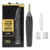 Men Electric Trimmer, Detachable Washable Cutter Head Double Blades Low Noise Removal Machine for Nose Ears and Eyebrows view 1