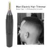 Men Electric Trimmer, Detachable Washable Cutter Head Double Blades Low Noise Removal Machine for Nose Ears and Eyebrows view 4