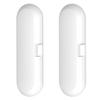 Desikixudy 2Pcs Protable Electric Toothbrush Travel Box Storage Case for Universal Toothbrush Handle Tooth Brush Heads Holder,White Durable Easy to Use view 1