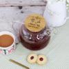 eBuyGB Personalised Mum Tea Pot, Borosilicate Glass Cup of Tea Pot with Wooden Lid & Strainer, A Cup of Tea with Grandma Makes Everything Better, Gifts for Nana, Friend, Birthday view 3