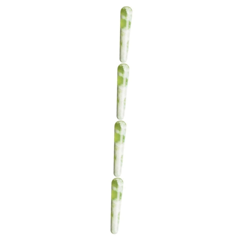 FRCOLOR 4pcs Jade Massage Rod for Acupressure Finger Massager Lightweight Trigger Point Pressure Tool for Foot Massage and Leg Relief