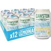 Cawston Press Sparkling Lemonade Fizzy Drink Blended With Sparkling Water, Squeezed Lemon Juice & Pressed Apple Juice (330ml x 12 cans) | Gluten Free - Vegan - No Added Sugar view 1