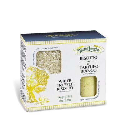 Tartuflanghe - White Truffle Risotto - 250 g Carnaroli Rice and 60 g Truffle Seasoning