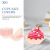 KanDuo Baking Paper Cups,Dessert Wraps Paper, Cupcake Wrappers 50pcs Cake Tray Paper Dessert Cup Bottom Bracket Cupcake Liners view 3