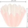 KanDuo Baking Paper Cups,Dessert Wraps Paper, Cupcake Wrappers 50pcs Cake Tray Paper Dessert Cup Bottom Bracket Cupcake Liners view 4
