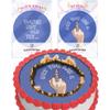 Cakeshop You're Not Old Yet Rude Burn Away Edible Cake Topper Pack | 1 x Icing sheet & 1 x Wafer Sheet | Rude Birthday Joke For Him/Her | Multiple Shapes & Sizes to Choose view 1