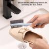 2 Pack Laundry Stain Brush Double-Sided Soft Bristle Cleaning Brush Long Handle Laundry Brush for Stain Removal Shoes Clothes Scrub Brush Silicone Soft Brush Household Cleaning Tool view 4