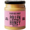 Black Bee Honey - Pure British Spring Honey with Bee Pollen Granules, Soft-Set Unprocessed, Single Source from Hive to Jar, Never Blended - Delicious on Toast or Soothing in Drinks, 227g Glass Jar view 1