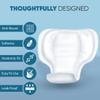 100 x Incontinence Pads With Adhesive Strip for Men - Maximum Dryness and Extra Protection - Anatomical Shaped Bladder Weakness Protection view 3