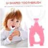 FRCOLOR 12pcs Boys and Girls U-Shaped Toothbrushes Handheld Tooth Cleaning Manual Toothbrushes for Boy Girl Teeth Cleaning Random Color view 2