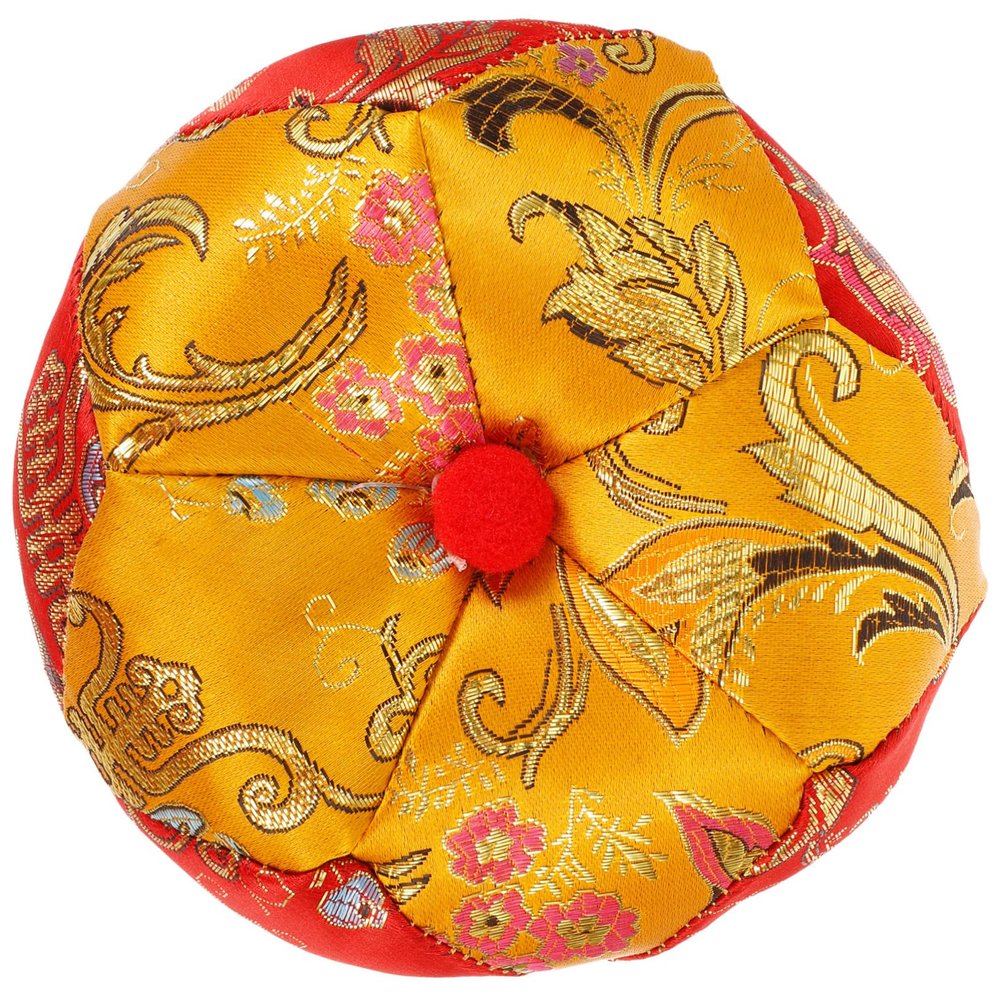 HEMOTON Buddhist Sound Bowl Pad Lightweight Cloth Singing Bowl Holder Cushion with Creative Design for Meditation and Relaxation