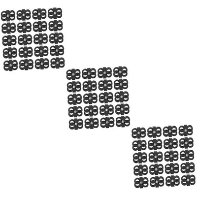 Operitacx 60pcs Shoelace Buckle No Tie Clip Connector Shoelace Supplies Safe Shoes Buckle for Athletic Sneakers and Boots Decoration
