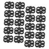 Operitacx 60pcs Shoelace Buckle No Tie Clip Connector Shoelace Supplies Safe Shoes Buckle for Athletic Sneakers and Boots Decoration view 3