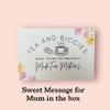 Tea Gift Set Hamper for Mothers with British Buttery Biscuits, Marmalade & Strawberry jam and English Loose Tea for Tea Lovers view 2
