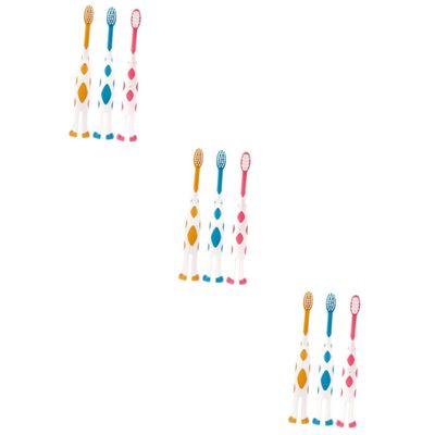FRCOLOR 18pcs Boys and Girls Toothbrush Years Soft Bristle Toothbrush for Boys and Girls Travel Years Old