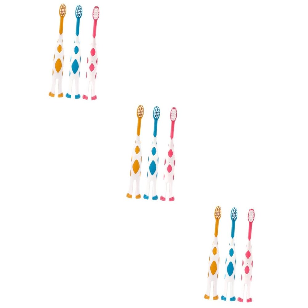 FRCOLOR 18pcs Boys and Girls Toothbrush Years Soft Bristle Toothbrush for Boys and Girls Travel Years Old