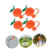 Warmhm 12pcs Silicone Straw Cover Tips for Orange Plug Protectors for Drinking for Travel and Outdoor Use view 2