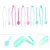 FRCOLOR 15sets Lens Remover and Suction Stick Tool for Travel Home Use Tweezers Portable Contact Lens Remover Random Color view 2