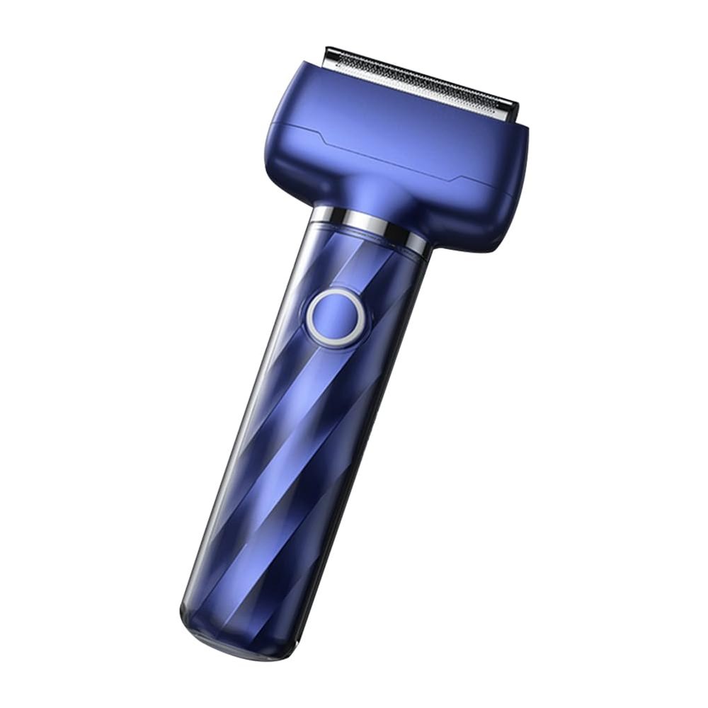 AMIUHOUN Mini Reciprocal 3 Shaver, Fully Washable, Portable Men's Electric Shaver, , Easy to Use, Royal Blue