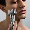 AMIUHOUN Mini Reciprocal 3 Shaver, Fully Washable, Portable Men's Electric Shaver, , Easy to Use, Royal Blue view 2