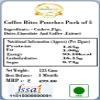 Ghasitaram Gifts Jaiccha Coffee Bites Pouches Pack of 5 |Diwali,Holi,Rakhi,Valentine,Christmas,Birthday,Anniversary,Gift for Her,Him,Mothers Day,Fathers Day| view 2