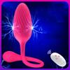 10 Modes Powerful Bullet Rod Personal Bullet Massage Tool Portable Soft Ball for Women Pleasure, Electric Handheld Quiet Waterproof Bullet Rod for Body Foot Relax, Travel Pocket Size (Red) view 2