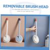 Ipetboom 3pcs Detachable Household Cleaning Brush for Bathroom Floor Deep Cleaning Brush Silicone and Sponge Heads for Household Furniture Utility view 3