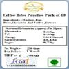 Ghasitaram Gifts Jaiccha Coffee Bites Pouches Pack of 10 |Diwali,Holi,Rakhi,Valentine,Christmas,Birthday,Anniversary,Gift for Her,Him,Mothers Day,Fathers Day| view 2