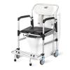 Kngiybo Multifunction Transfer Machine Patient Lift With Four Wheels,chair Patient Lift Transfer Machine,180 Easy Opening And ClosingBedside Commode Transport Wheelchair, Bathroom Toilet Seat view 1