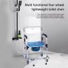 Kngiybo Multifunction Transfer Machine Patient Lift With Four Wheels,chair Patient Lift Transfer Machine,180 Easy Opening And ClosingBedside Commode Transport Wheelchair, Bathroom Toilet Seat view 4
