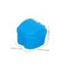 minkissy 2pcs False Teeth Box Retainer Storage Case Container for Travel Hygienic view 2