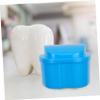 minkissy 2pcs False Teeth Box Retainer Storage Case Container for Travel Hygienic view 3