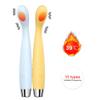 10 Modes Powerful Bullet Rod Personal Bullet Massage Tool Portable Soft Ball for Women Pleasure, Electric Handheld Quiet Waterproof Bullet Rod for Body Foot Relax, Travel Pocket Size (Blue) view 2