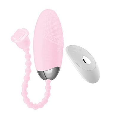 10 Modes Powerful Bullet Rod Personal Bullet Massage Tool Portable Soft Ball for Women Pleasure, Electric Handheld Quiet Waterproof Bullet Rod for Body Foot Relax, Travel Pocket Size (Pink)
